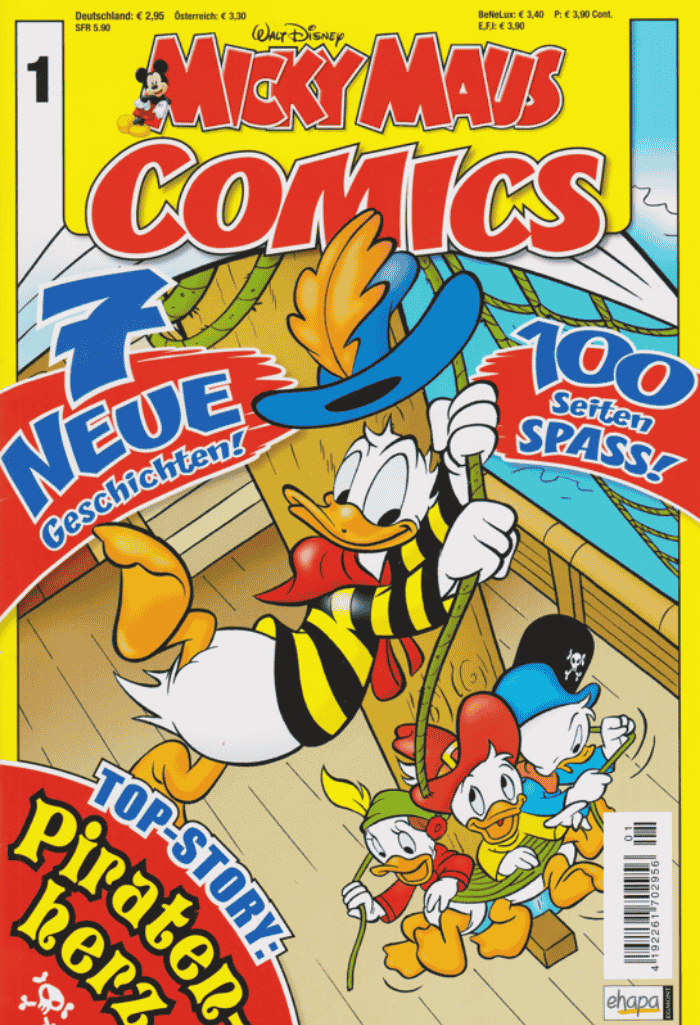 Micky Maus Comics (Deutsch) - Beispielfoto